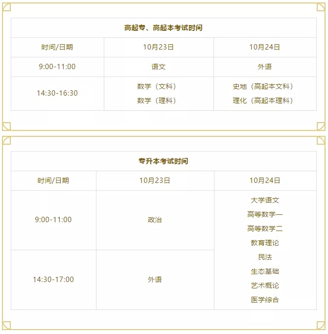 注意 | 2021年成考考試時間公布，速速備考！